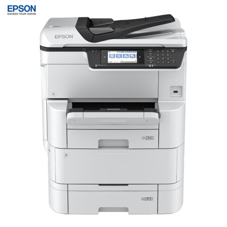 >愛(ài)普生（EPSON）WF-C878RaA4/A3+彩色噴墨倉(cāng)大中型辦公數(shù)碼復(fù)合機(jī) 單紙盒 標(biāo)配+耗材 上門(mén)安裝+1年服務(wù)