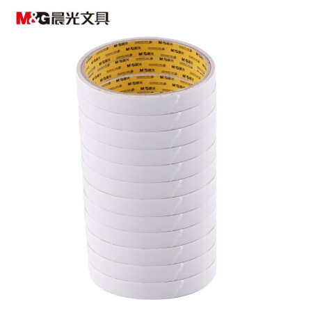 晨光(M&G)双面棉纸胶带6mm*10y（24卷）AJD99515