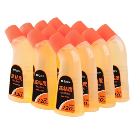 晨光(M&G)高粘度弯头液体胶120ml AWG97039（12只/盒）