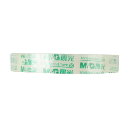 晨光(M&G)高透明胶带易撕小胶带学生考试文具办公用品 8mm*50y（12卷/筒装） AJD97372 5桶装