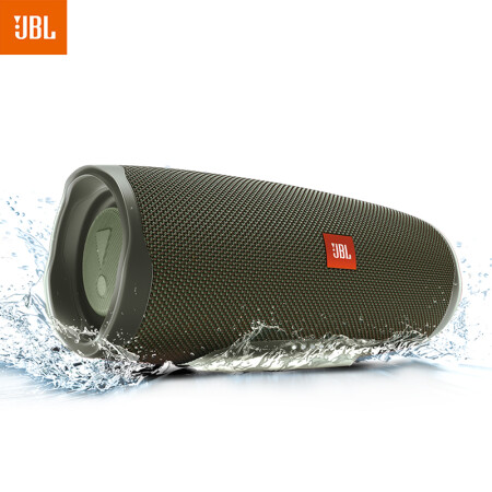 JBL CHARGE4 音乐冲击波四代 便携式蓝牙音箱+低音炮 户外迷你音箱 桌面音响 增强版赛道扬声器 森林绿