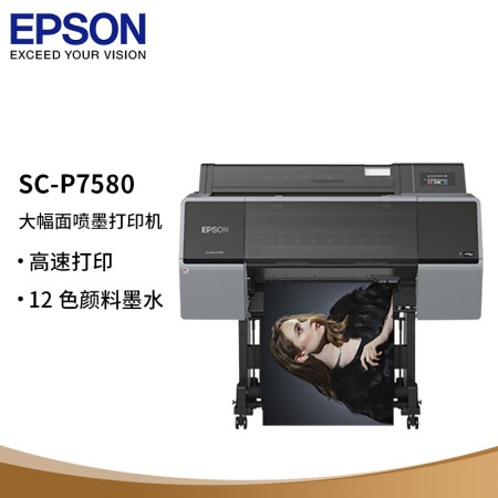 愛普生（EPSON）SC-P7580 610mm寬幅 12色繪圖儀 兩年質保（免費上門安裝）